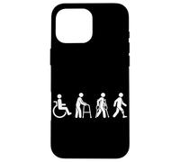 Disability Evolution Amputation Recovery Prosthetic Leg Case for iPhone 16 Pro Max