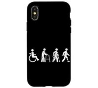 Disability Evolution Amputation Recovery Prosthetic Leg Case for iPhone X/XS