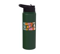 Disability is Not A Bad Word Illness Support Stainless Steel Insulated Water Bottle