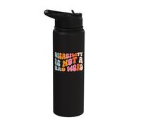 Disability is Not A Bad Word Illness Support Stainless Steel Insulated Water Bottle