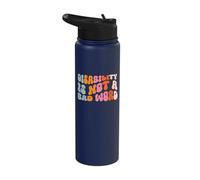 Disability is Not A Bad Word Illness Support Stainless Steel Insulated Water Bottle