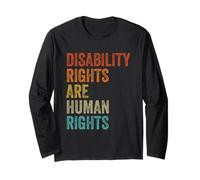 Disability Rights are Human Rights Disabilities Awareness Long Sleeve T-Shirt