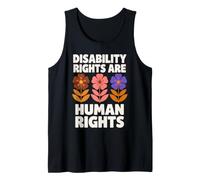 Disability Rights are Human Rights Floral Advocate Tank Top