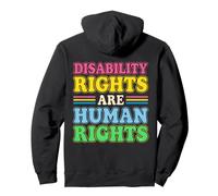 Disability Rights Are Human Rights Retro Advocate Support Pullover Hoodie