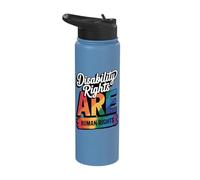 Disability Rights are Human Rights Stainless Steel Insulated Water Bottle