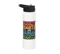 Disability Rights are Human Rights Stainless Steel Insulated Water Bottle