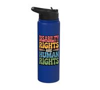 Disability Rights are Human Rights Stainless Steel Insulated Water Bottle
