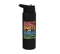 Disability Rights are Human Rights Stainless Steel Insulated Water Bottle
