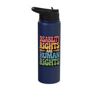 Disability Rights are Human Rights Stainless Steel Insulated Water Bottle