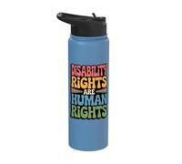 Disability Rights are Human Rights Stainless Steel Insulated Water Bottle