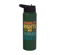 Disability Rights are Human Rights Stainless Steel Insulated Water Bottle