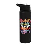 Disability Rights are Human Rights Stainless Steel Insulated Water Bottle