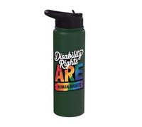 Disability Rights are Human Rights Stainless Steel Insulated Water Bottle