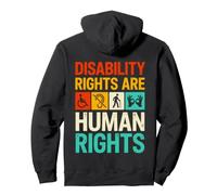 Disability Rights Are Human Rights Vintage Inclusion Pullover Hoodie