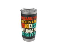 Disability Rights are Human Rights Vintage Inclusion Stainless Steel Insulated Tumbler