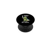 Disability Rights Or I Fights Cartoon Turtle Hero Turtle PopSockets Adhesive PopGrip