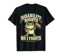 Disability Rights Or I Fights Frog Champion Toad Statement Value Graphic T-Shirt