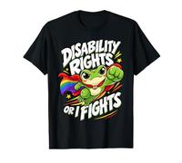 Disability Rights Or I Fights Hero Frog Superhero Toad Value Graphic T-Shirt