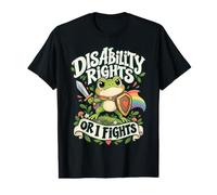 Disability Rights Or I Fights Storybook Frog Warrior Toad Value Graphic T-Shirt