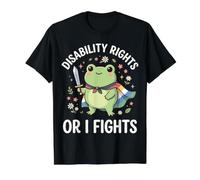 Disability Rights Or I Fights Value Graphic T-Shirt, Men, Black, XL