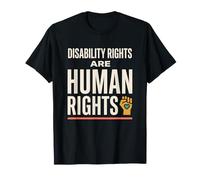Disability Rights Raised Fist Human Rights Activism Bold T-Shirt