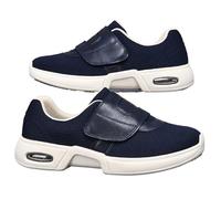 Disability Shoes Swollen Feet Womens for Women with Arthritis in the Memory Foam Extra Wide Sandals Ladies Bunion Sport and Outdoor Diabetic Fit Trainers Slip On Toe Box(Blue,5 UK)