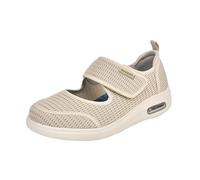 Disability Shoes Swollen Feet Womens Running Walking Slip On Sneakers Orthopedic Slip-On Loafers for Women,Beige,40.5 EU