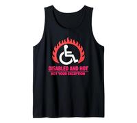 Disabled and Hot Disability Pride Body Positive Confidence Tank Top