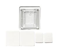 Disabled Badge Holder for Car, Car Toll Pass Holder, Permit Holder for Car Windscreen, Removable Vehicle Slide ETC Bracket, with 4 Double-Sided Tape Adhesive Windshield Bracket for Parking Permit