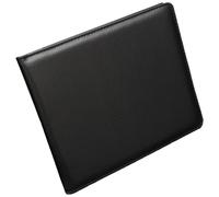 Disabled Badge Holder Wallet for Car Blue Badge Soft PU Leather Protector Disability Parking Permit Protective Cover Wallet Protector Disability Parking Badge Perfect for Parking Permits (Black)
