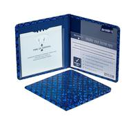 Disabled Blue Badge Holder Parking Permit Wallet in Holographic Scales, Hologram-Safe UK Made Wallet, Disabled Parking Permit Cover Holder Includes Timer Clock, Disabled Badge Holder for Car