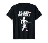 Disabled But Deadly Gun Lover Leg Amputee Legless One Legged T-Shirt