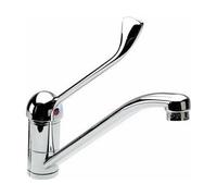 Disabled/Elderly Kitchen Sink Polished Chrome Mixer - Monoblock Free P&P