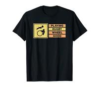 Disabled Rugby Player Handicap Wheelchair Rugby T-Shirt