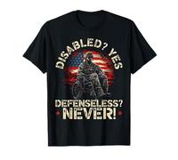 Disabled Veteran Armed Forces Military Soldier Army USA T-Shirt