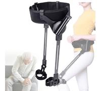 Disabled Walking Aids for Adults, Adjustable Bionic Body Power Walking Aids Lower Limb Rehabilitation Training for People with Limited Mobility, 3 Levels of Adjustable Strength,S