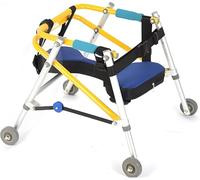 Disabled Walking Aids, Walkers/Standing Walking Aid, Walker for Cerebral Palsy Children, for 90-150cm Child Rehabilitation Walking & Lower Extremity Training & Balance Training(Small)