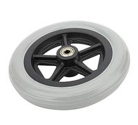 Disabled Wheelchair Wheels, 7 Inch Wheelchair Front Wheels Disabled Old Walking Chair Wheelchair Rubber Wheels for Wheelchairs Rollators Walkers
