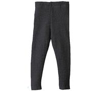 Disana 100% Merino Wool Baby Children Leggings Knitted Warm Knit Pants Trousers 332 (Anhracite, 110-116)