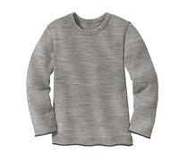 Disana 100% Merino Wool Children Jumper Sweater Knitted top Shirt Pullover Baby 3113 (Grey, 98-104)