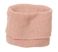 Disana 100% merino wool tube scarf loop wrap neck warmer knitted children adults 3713 (Rosé-natur, Gr. 2 Erwachsene)
