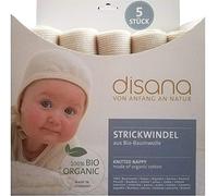 Disana 1110105 Knitting Nappy Pack of 5 Natural Cotton