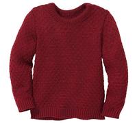 disana - Kid's Aran Jumper - Wool jumper size 86/92, red