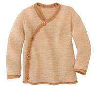 disana - Kid's Mélange Jacket - Merino jacket size 74/80, sand