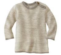 disana - Kid's Melange-Pullover - Merino jumper size 50/56, sand