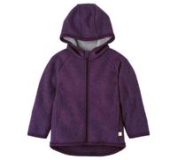disana - Kid's Walk-Jacke Zipp - Wool jacket size 122/128, purple