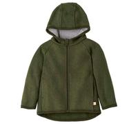 disana - Kid's Walk-Jacke Zipp - Wool jacket size 134/140, olive