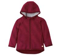 disana - Kid's Walk-Jacke Zipp - Wool jacket size 134/140, red