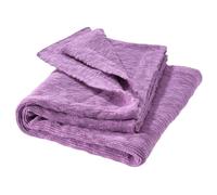 disana - Leinen Decke - Blanket size 80x100 cm, purple