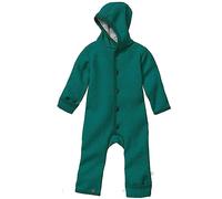 Disana Walk-Overall, 100% Organic Merino Wool GOTS, IVN Best | with Fold-Over Cuffs | Newborn Baby Toddler Child Unisex | Made in Germany, pacific, 50-56